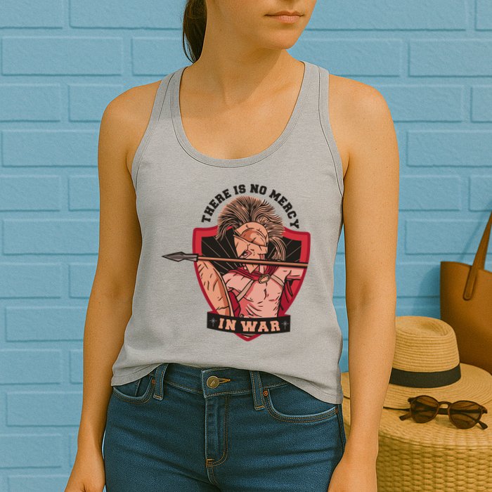 There Is No Mercy In War Womens Tank Top