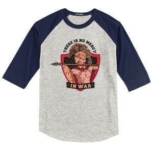 There Is No Mercy In War Kids Colorblock Raglan Jersey