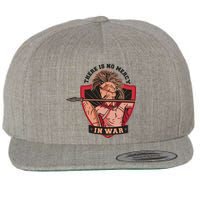 There Is No Mercy In War Wool Snapback Cap