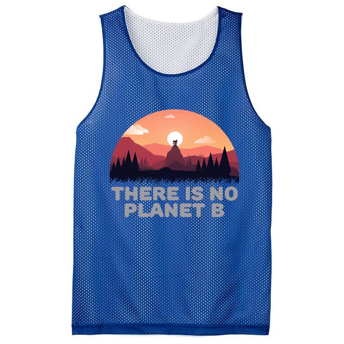 There Is No Planet B Save The Environt Save Earth Gift Mesh Reversible Basketball Jersey Tank