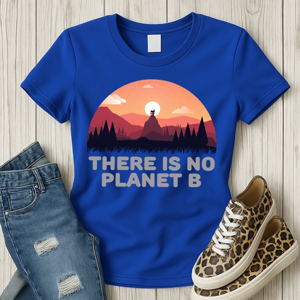 There Is No Planet B Save The Environt Save Earth Gift Womens T-Shirt