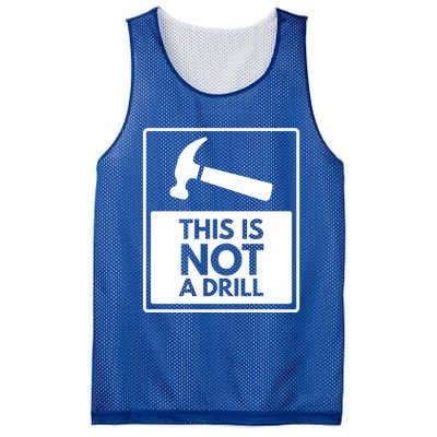 This Is Not A Drill Gift Mesh Reversible Basketball Jersey Tank