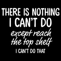 There Is Nothing I Can't Do Except Reach The Top Shelf Gift Wool Snapback Cap