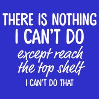 There Is Nothing I Can't Do Except Reach The Top Shelf Gift Tall Long Sleeve T-Shirt
