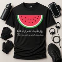 This Is Not A Watermelon Palestine Flag Cooling Performance Crew T-Shirt