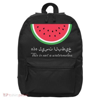 This Is Not A Watermelon Palestine Flag 16 in Basic Backpack