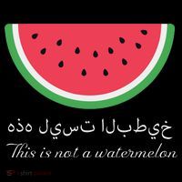 This Is Not A Watermelon Palestine Flag 16 in Basic Backpack