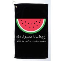 This Is Not A Watermelon Palestine Flag Golf Towel