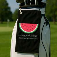 This Is Not A Watermelon Palestine Flag Golf Towel