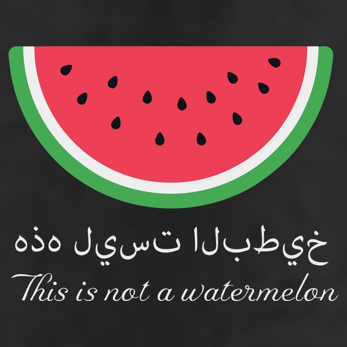 This Is Not A Watermelon Palestine Flag Golf Towel