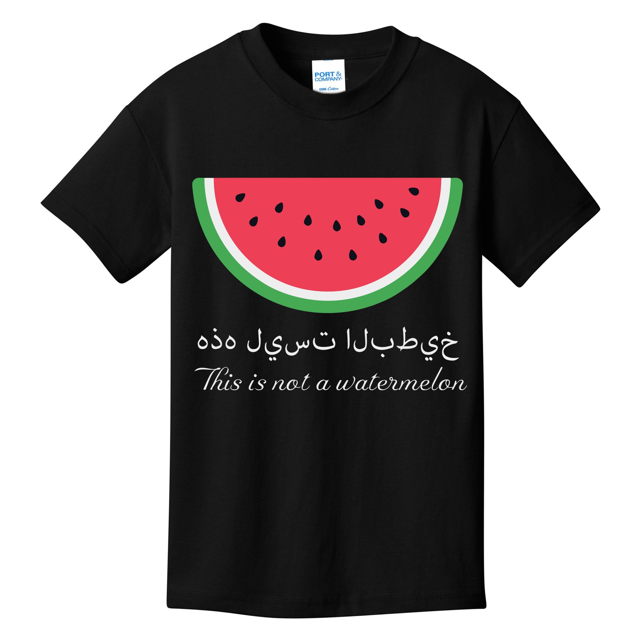 This Is Not A Watermelon Palestine Flag Kids T-Shirt