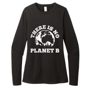 There Is No Planet B Saying Protection Climate Camping Cool Gift Womens CVC Long Sleeve Shirt