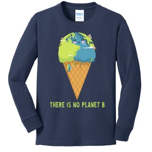 There Is No Planet B Cute Environment Earth Day Kids Long Sleeve Shirt