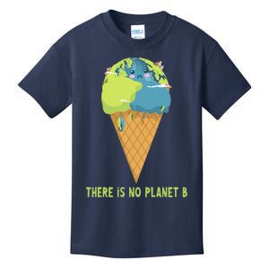 There Is No Planet B Cute Environment Earth Day Kids T-Shirt