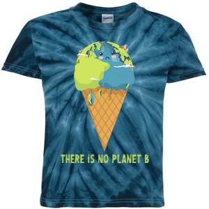 There Is No Planet B Cute Environment Earth Day Kids Tie-Dye T-Shirt