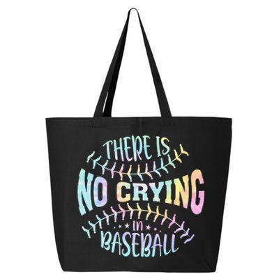 There Is No Crying In Baseball Tie Dye 25L Jumbo Tote