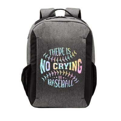 There Is No Crying In Baseball Tie Dye Vector Backpack