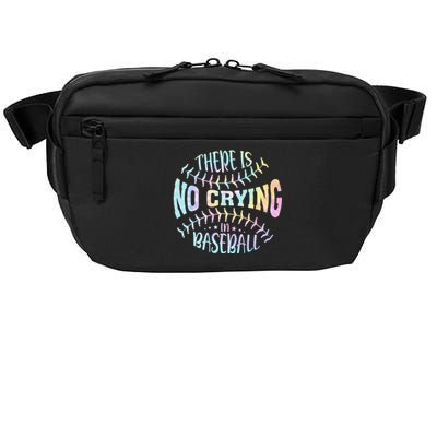 There Is No Crying In Baseball Tie Dye Crossbody Pack