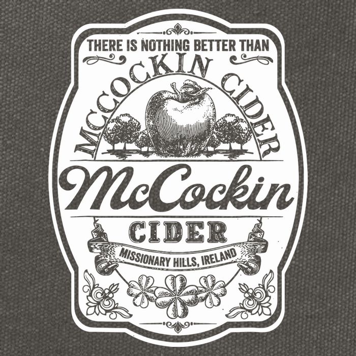 There Is Nothing Better Than Mccockin Cider Missionary Hills Cotton Canvas Backpack