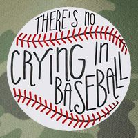 There Is No Crying In Baseball Funny Sports Ball Game Legacy Tie Dye Trucker Hat