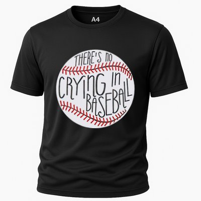 There Is No Crying In Baseball Funny Sports Ball Game Performance Shirt