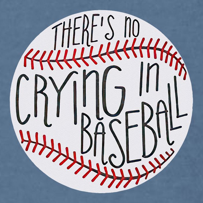 There Is No Crying In Baseball Funny Sports Ball Game Garment-Dyed Sweatshirt