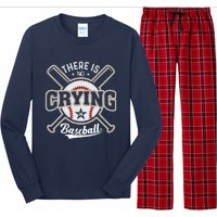 There Is No Crying In Baseball Long Sleeve Pajama Set