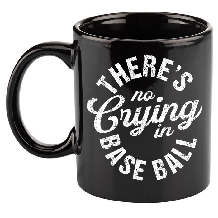 There Is No Crying In Baseball Game Day 11oz C Handle Ceramic Mug