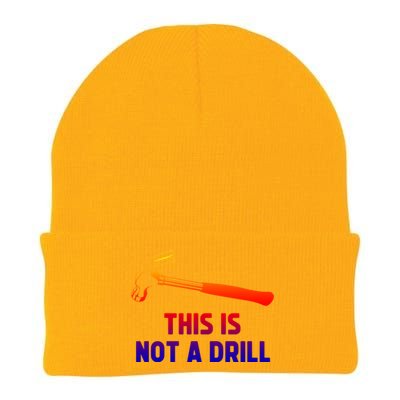 This Is Not A Drill Funny Carpenter Dad Sarcastic Gift Great Gift Knit Cap Winter Beanie