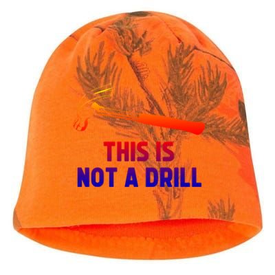 This Is Not A Drill Funny Carpenter Dad Sarcastic Gift Great Gift Kati - Camo Knit Beanie