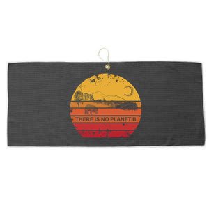 There Is No Planet B Meaningful Gift Large Microfiber Waffle Golf Towel