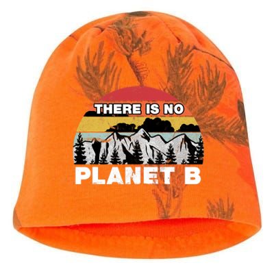 There Is No Planet B Earth Day Kati - Camo Knit Beanie