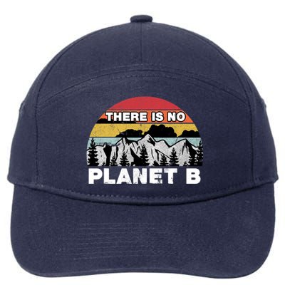 There Is No Planet B Earth Day 7-Panel Snapback Hat