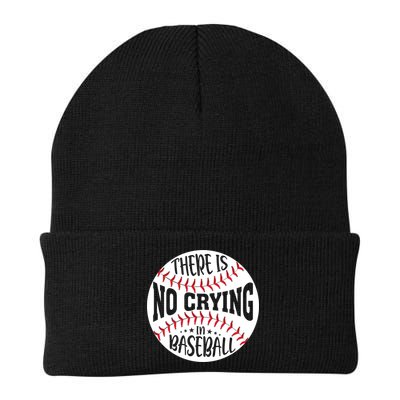 There Is No Crying In Baseball Cool Gift Beanie