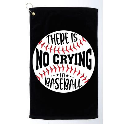There Is No Crying In Baseball Cool Gift Golf Towel