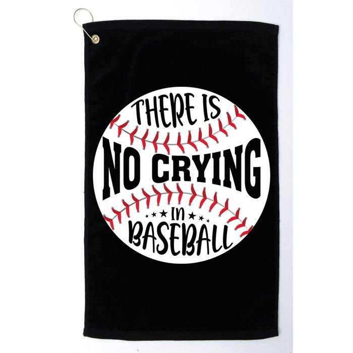 There Is No Crying In Baseball Cool Gift Golf Towel