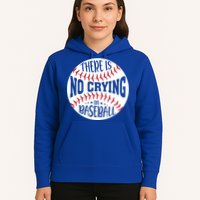 There Is No Crying In Baseball Cool Gift Hoodie
