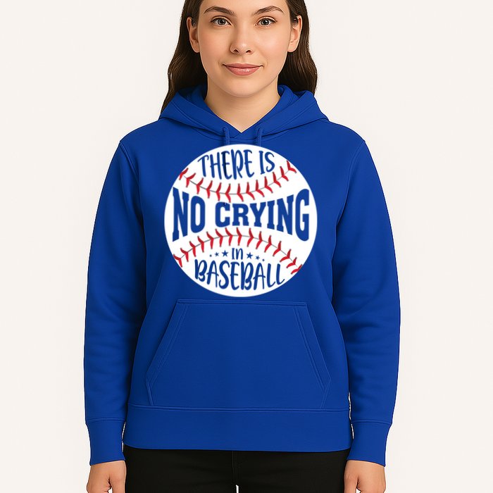There Is No Crying In Baseball Cool Gift Hoodie