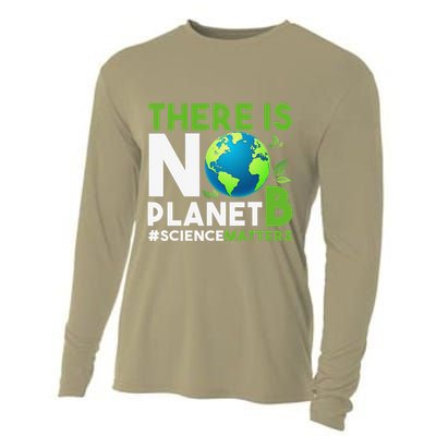 There Is No Planet B Earth Day Awareness Cooling Performance Long Sleeve Crew