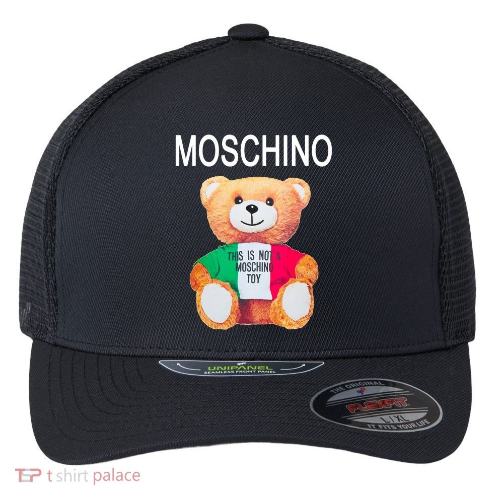 This Is Not A Mo.schi-no Toy Flexfit Unipanel Trucker Cap