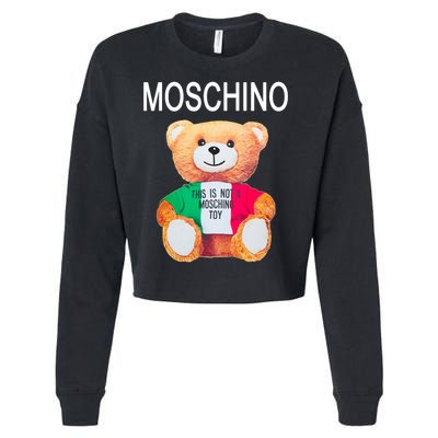 This Is Not A Mo.schi-no Toy Cropped Pullover Crew