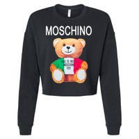 This Is Not A Mo.schi-no Toy Cropped Pullover Crew
