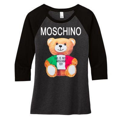 This Is Not A Mo.schi-no Toy Women's Tri-Blend 3/4-Sleeve Raglan Shirt