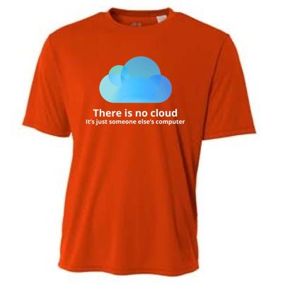 There Is No Cloud Cooling Performance Crew T-Shirt