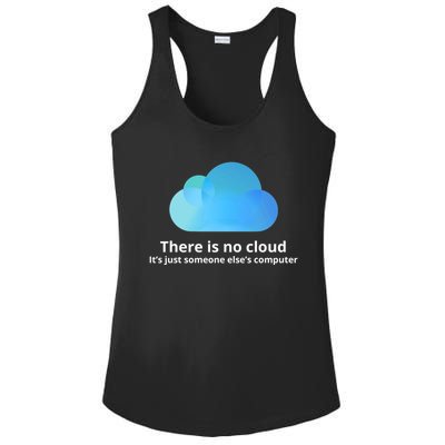 There Is No Cloud Ladies PosiCharge Competitor Racerback Tank