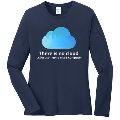 There Is No Cloud Ladies Long Sleeve Shirt