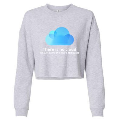 There Is No Cloud Cropped Pullover Crew