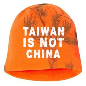 Taiwan Is Not China A Taiwan Not China Gift Kati - Camo Knit Beanie