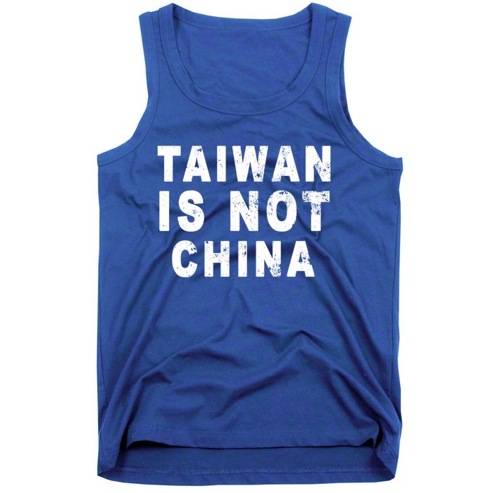 Taiwan Is Not China A Taiwan Not China Gift Tank Top