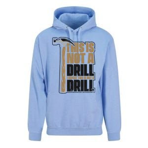 This Is Not A Drill Cabinetmaker Woodturner Joiner Carpenter Gift Unisex Surf Hoodie